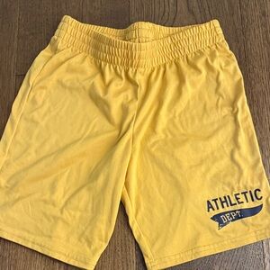 Cat & Jack Yellow Athletic Dept Shorts
